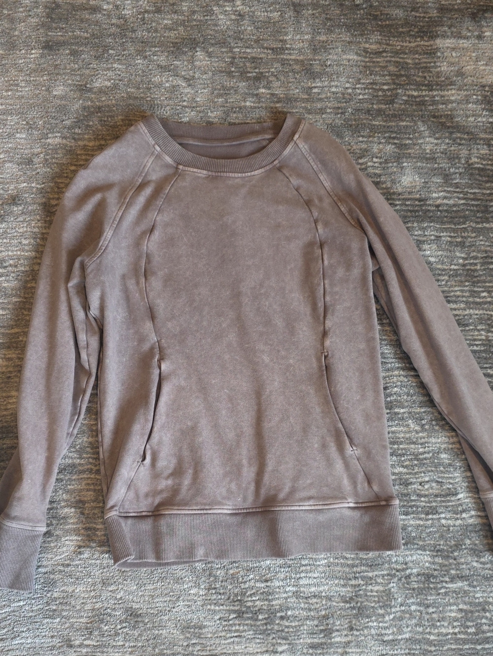 lululemon athletica Women's Crewneck Sweater in Taupe Brown